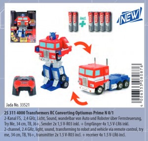 Transformers News: Jada Toys' 2022 Transformers Output Includes a Transforming RC Optimus Prime and More