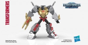 Transformers News: First Look at Deluxe Grimlock from Earthspark