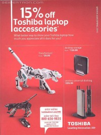 Transformers News: Scans of Toshiba Transformers Device Label Sales Advertisement