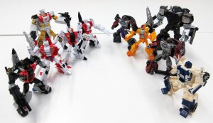 Transformers News: Takara Transformers Unite Warriors UW-02 Stunticons vs UW-01 Aerialbots Comparison Image