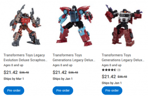 Transformers News: Transformers Legacy Scraphook, Needlenose, Deadend, Skullgrin and More at 40% Off on Walmart.ca