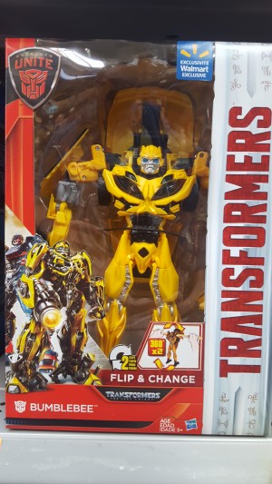 Transformers News: Transformers: The Last Knight Autobots Unite Flip & Change Bumblebee Sighted at US Retail