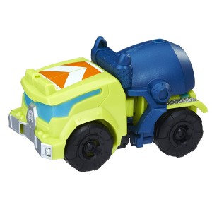 Transformers News: New Motorcycle Chase and Cement Mixer Salvage Toys from Rescue Bots
