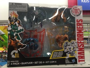 Transformers News: Robots in Disguise Minicon 4 Packs Found at Burlington