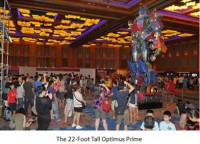 15,000 fans showed up to Opening day of Resorts World TM Sentosa Transformers Cybertron Con