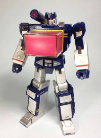 Transformers News: Takara Tomy Transformers Masterpiece MP-13 Soundwave Energon Colored Papercraft Insert