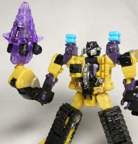 Transformers News: Extensive Look at Power Core Combiners Sledge with Throttler