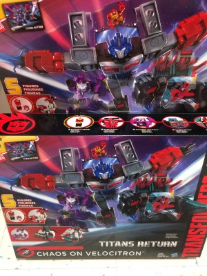 Transformers News: Transformers Titans Return "Chaos On Velocitron" Box Set Found at US Retail