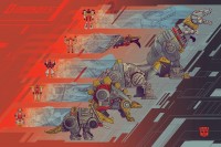 Transformers News: Two New Acidfree Gallery Prints Available at Wizard World Philadelphia: Starscream and Dinobots