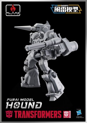 Transformers News: Flame Toys Hound Prototype New Image