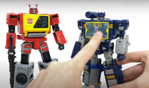 Transformers News: Video Review for Kingdom Blaster Showing Cross Compatibility