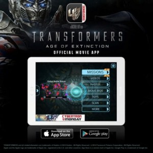 Transformers News: Official Transformers: Age of Extinction movie app, available now on iOS and Android