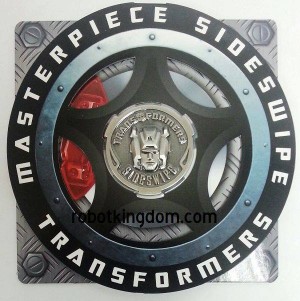 Transformers News: MP-12G G2 Sideswipe Exclusive Coin Images