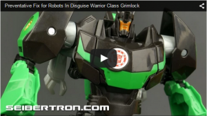Transformers News: Robots in Disguise (2015) Warrior Class Grimlock Arm Fix Tutorial