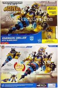 Transformers News: Transformers Prime Beast Hunters Energon Driller with Bumblebee Packaging Shot