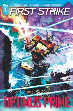 Transformers News: Variant Incentive Cover for IDW First Strike Optimus Prime One Shot