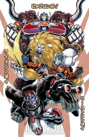 Transformers News: Botcon 2016: Matt Frank "Celebration of the Primals" Art