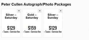 Details on Montreal Comiccon Peter Cullen Packages