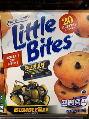 Transformers News: Entenmann's Little Bites Offering $5 Off Transformers Bumblebee Movie Tickets