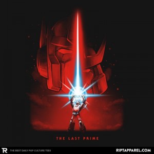 Transformers News: New Transformers Inspired Design "The Last Prime" Available on RIPT Apparel (With Site-Exclusive Discount!)