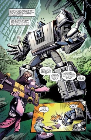 Transformers News: Back to the Future x Transformers 2 Five Page Preview