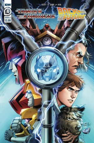 Five Page Preview of IDW Transformers / Back to the Future #4
