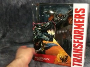 Transformers News: Age Of Extinction Leader Class Grimlock Video Review