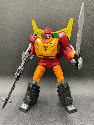 Transformers News: War for Cybertron: Kingdom Rodimus Prime In-Hand Images