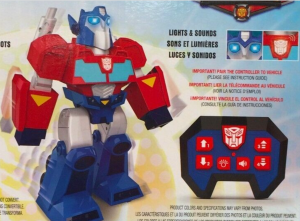 Transformers News: First Look at Rescue Bots Academy Radio Control Optimus Prime and Bumblebee