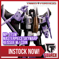 Transformers News: TFsource News! FT Sovereign, MT Downbeat, MP-11SW Skywarp, SXS Hot Flame, MB Feilong & More!
