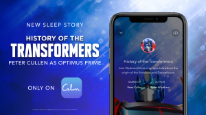 New Transformers Sleep Story Launches on Calm
