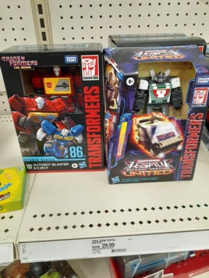 Transformers News: Target Now Shipping Studio Series 86 Blaster and Origin Wheeljack to Homes and Stores