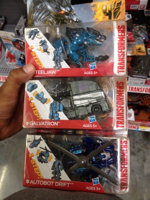 Transformers News: Galvatron, Drift And Steeljaw One-Steps Found At Retail