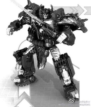 Transformers News: Transformers: Titans Return Alpha Trion Black-and-White Product Shot Showing toy robot mode