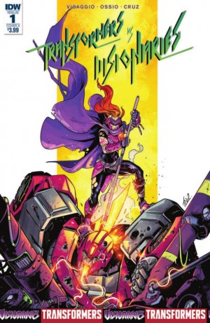Transformers News: Preview for IDW Transformers vs The Visionaries #1