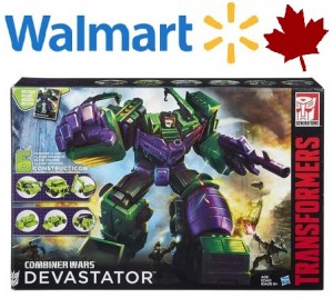 Transformers News: Transformers Combiner Wars Devastator - Listed at Wal-Mart.ca