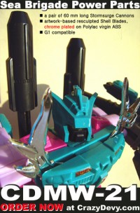 Transformers News: Crazy Devy Reveals CDMW-21 Sea Brigade Power Parts