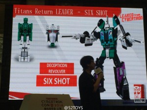 Transformers News: Transformers Titans Return Leader Class Sixshot Revealed