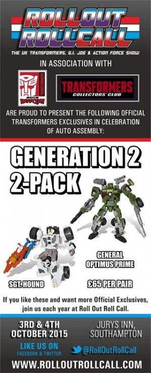Transformers News: Auto Assembly 2015 Update - BotCon Exclusives to Be Available at UK Event