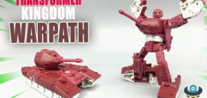 Transformers News: New Video Review of Transformers Kingdom Deluxe Class Warpath