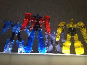 Transformers News: TakaraTomy Transformers Adventure: Clear EZ Collection In Hand