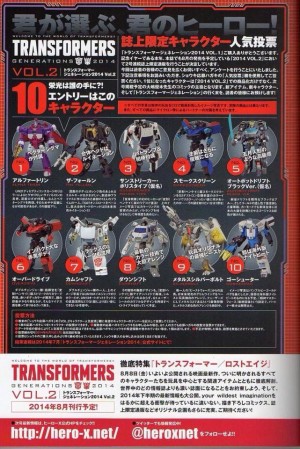 Transformers News: Million Publishing Transformers Generations Exclusive Poll Update