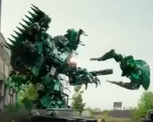 green transformer in the last knight