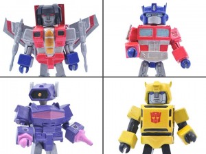 Transformers News: Video Review for Transformers Minimates Optimus Prime Bumblebee Starscream And Shockwave