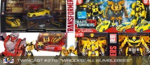 Transformers News: Twincast / Podcast Episode #276: "Whoops! All Bumblebees"