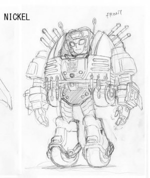 Transformers News: IDW MTMTE #39 Nickel Concept Design by Hayato Sakamoto