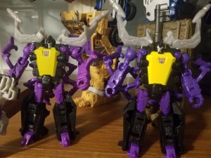 Transformers News: Comparison Images Between Skrapnel Toy Released in Transformers Thrilling 30 and Power of the Primes