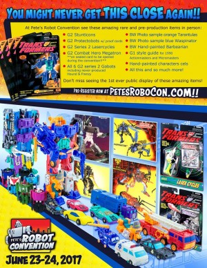 Transformers News: Pete's Robot Convention - Rare and One-of-a-Kind Figures to be Displayed