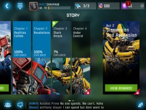 Transformers News: New Screenshots of Kabam Transformers: Forged to Fight Mobile Game