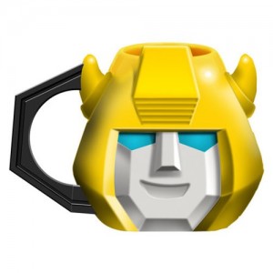 Transformers News: New Transformers Optimus Prime and Bumblebee Ceramic Sculpted Mugs